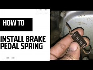 How to change Rear brake pedal spring cd 70|| brake pedal spring #viral #moonmechanic7