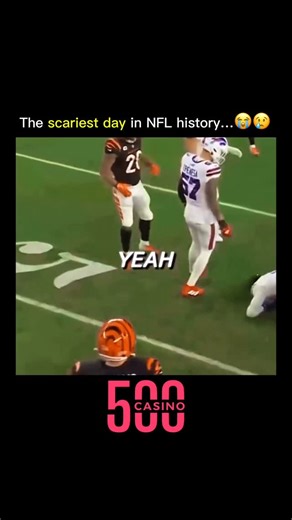 Sports Visionary on Instagram: "This video captures the chilling and deeply emotional moments following the on-field collapse of Buffalo Bills safety Damar Hamlin during a game against the Cincinnati Bengals on January 2, 2023. The footage begins immediately after the tackle, showing players from both teams quickly recognizing the severity of the situation, gathering around him in distress, and signaling for help. The use of the heart monitor sound and the visual of the player falling to the gro