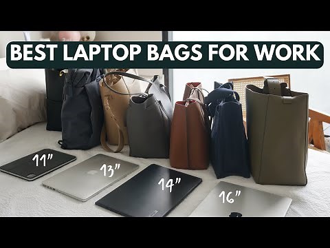 BEST LAPTOP BAGS FOR WORK | 16" Device Size | Review + Comparison | Celine, Bellroy, Tory Burch