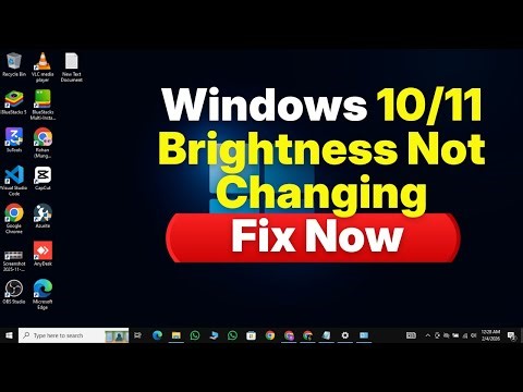 Windows 10/11 Brightness Not Changing – FIX (Laptop Screen Problem Solved)