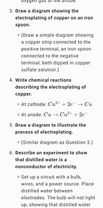 Draw a diagram showing the electroplating of copper on an iron ... | Filo
