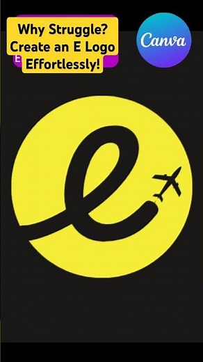 Bikin Logo Huruf E di Canva #canvalogodesign