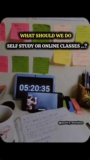 WHAT SHOULD WE DO SELF STUDY OR ONLINE CLASSES ?....✨❤️‍🩹 #shorts #viral #motivation #study #success