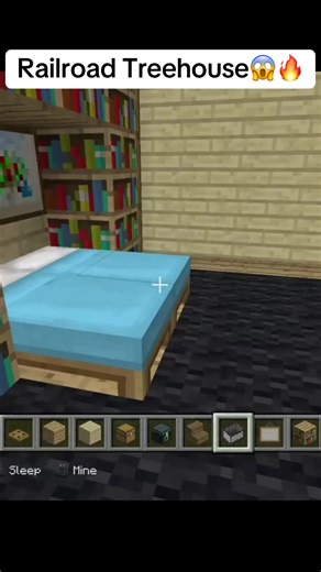 Railroad Treehouse 😱🔥 ##minecraft##viralvideo##minecraftmemes##minecrafttutorial##minecraftfunnymoments##creative##viral##gaming##minecraftbuilding##building##coolstuff