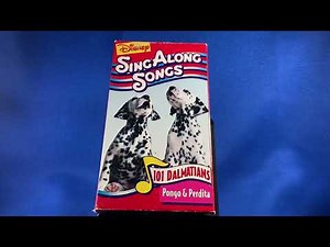 VHS: Sing Along Songs - 101 Dalmatians: Pongo & Perdita