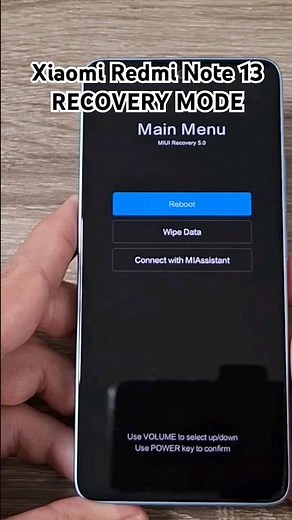How to Boot in Recovery Mode on Xiaomi Redmi Note 13 #xiaomi #redminote13 #recoverymode #shorts