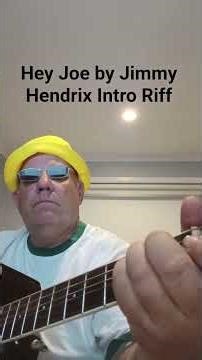 Tutorial Hey Joe Intro riff by Jimmy Hendrix