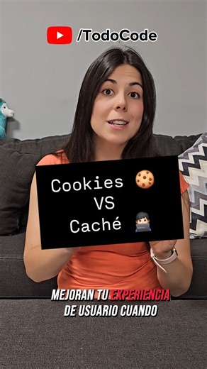 TodoCode on Instagram: "Cookies 🍪 VS Caché 👨🏻‍💻 . . En el mundo del desarrollo web, ambos almacenan información en tu navegador, pero no sirven para lo mismo 👇 🍪 Cookies: Guardan datos del usuario: sesión, preferencias, idioma, carrito, etc. Son enviadas al servidor con cada petición 🌐 Tienen fecha de expiración ⏰ Sirven para mantenerte logueado o recordar tus ajustes en una web. 🧠 Ejemplo: entrás a una tienda online y te guarda el carrito aunque cierres la página 🛒 ⚡ Caché: Guarda arch
