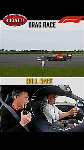 Bugatti Chiron V F1 Car: DRAG RACE #hypercar #f1 #bugatti