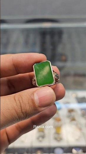 Bague en jade authentique | L’élégance naturelle et l’artisanat réunis…💚