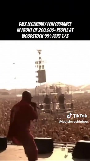 Legendary DMX Live Performance at Woodstock 1999