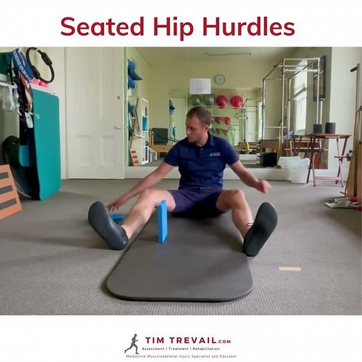 How to Perform Seated Hip Hurdles | Mobility Drill