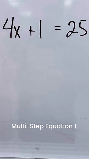 Multi-Step Equation 1 #education #algebra #mathematics | Finderofx