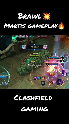 Brawl💥 Martis gameplay🔥 #mobalegends #mlbbgameplay #ytshorts