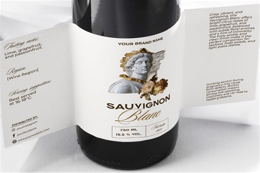 Editable Antique Wine Bottle Label Template (digital Download) - Etsy Australia