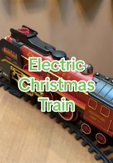 Electric Christmas Train Set – light-up holiday train with real sound effects, smoke jet effects, 3 classic carriages, 16-piece track set, Christmas tree train, festive locomotive toy, perfect Christmas morning gift, kids train set ages 3–8, boys holiday gift, early childhood model train, Christmas décor train, easy-assemble track, battery-powered holiday fun, nostalgic Christmas train, interactive play set, magical Christmas gift idea, durable kid-friendly design, under-tree Christmas train. #t