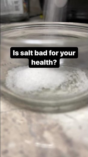 🧂 Is salt bad for your health?