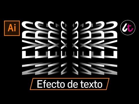 Efecto de texto en Illustrator