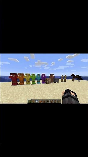 Minecraft How to Dye/Color Armor! (#shorts)