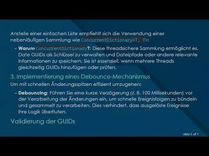 Umgang mit Änderungen im Dateisystem: Die beste Architektur für Ihre .NET-Anwendung