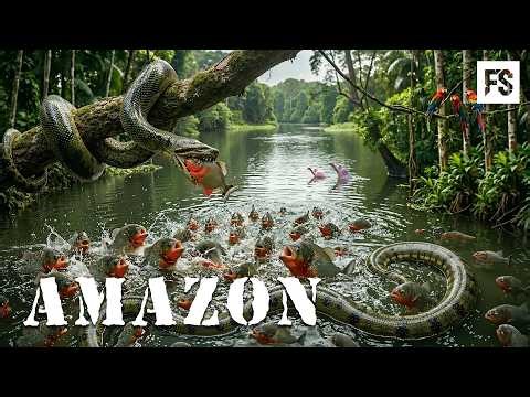 WILD AMAZON | Survival in the World’s Most Dangerous Jungle | Full Animal Documentary
