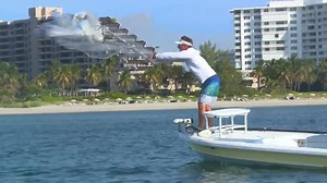 6K views · 93 reactions | Castnetting jumbo pilchards with my daughter, off of Key Biscayne. Salt Life #fishing | Peter Miller Fishing | Facebook