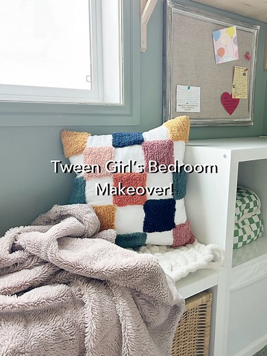 Come see what a difference $500 can make! This tween girl’s bedroom makeover happened because she was no longer sharing a room with her older sister. We wanted her very own room to feel personal and reflect her individual style. We were working with a really small budget so we repurposed a lot of the pieces my client already owned. New paint, a new layout, and a few new key pieces transformed this room for less than $500. We moved the dresser to the closet, brought in the mirror from another roo