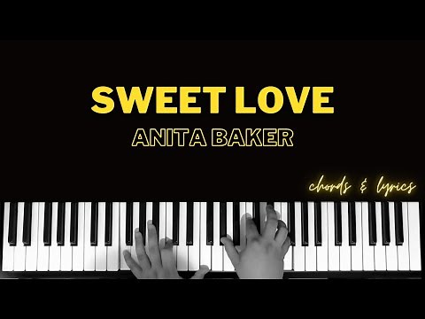 Sweet Love - Anita Baker | Piano Cover Accompaniment Backing Track Karaoke Instrumental Chords