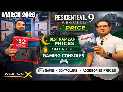 Resident Evil 9 Requiem Price || Ramzan Best Prices On Latest Gaming Consoles,Games On March 2026...
