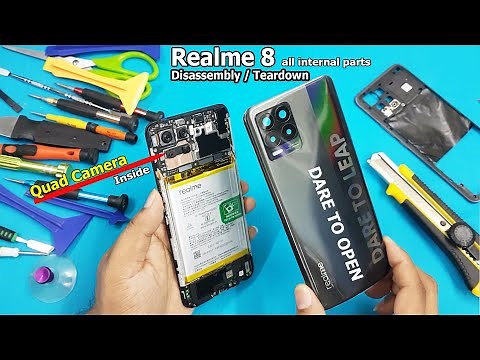 Realme 8 Disassembly / Realme 8 Teardown || How to Open Realme 8 and Realme 8 Pro Back Panel