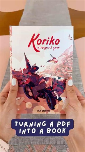 Turning a PDF Into a Hardcover Book ✨