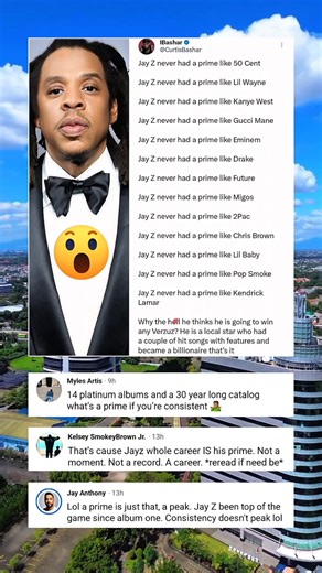 61K views · 24 reactions | Jay-Z says “No rapper can stand on stage with me in a Verzuz!”  Fans are divided — is he right, or just confident?  #JayZ #VerzuzBattle #HipHopDebate | Daily Rap Tea | Facebook