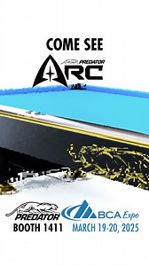 6.6K views · 48 reactions | Play on the next generation of pool tables! The Predator Arc is here at Booth #1411—try it out and experience innovation in every detail.  #BCAExpo #PredatorCues #Booth1411 | Predator Cues | Facebook
