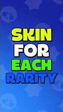 Best And Worst Skins For Each Rarity #brawlstars #supercell #brawlpass #shorts #gaming