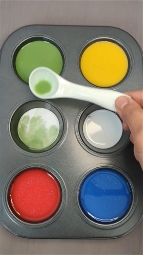 Soft Color Mixing | Relaxing ASMR 🎨 #colormixingmagic #satisfying #odlysatisfying #relaxing