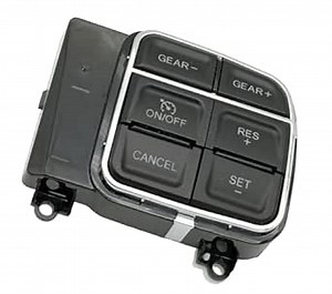 68111384AB Steering Wheel Cruise Control Switch for 2013-2018 Dodge Ram 1500 2019-2024 Dodge Ram 1500 Classic 68111384AA CCA1384 601-608