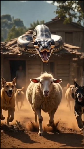 This Sheep’s Jump Saved Its Life 😱 | Nature’s Craziest Escape