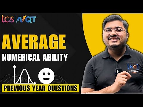 TCS Previous Year Questions on AVERAGE | TCS Average Questions | TCS Aptitude Question Answers