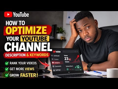 How to Optimize Your YouTube Channel for Maximum Views (Step-by-Step 2026) #youtubegrowth #beginners