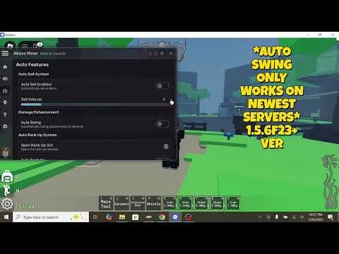 Abyss Miner Script - Updated - Auto Swing - ESP - Open Storage - Teleport (MORE) PC/MOBILE (NO KEY)