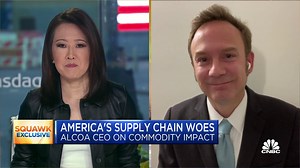 Strength in aluminum due to serious supply problems, says Alcoa CEO Roy Harvey