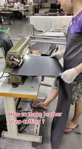 Leather Strap Cutting Machine for Handbag Making