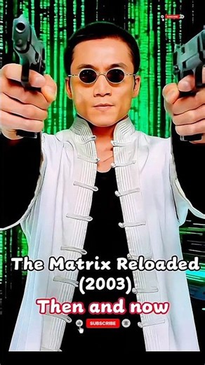 The Matrix Reloaded (2003) cast then andnow 2025 #thematrix #thenandnow#hollywood#movie#actor #short
