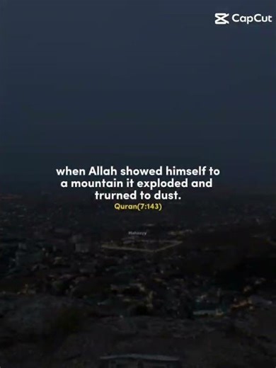 why Allah doesn't show his face