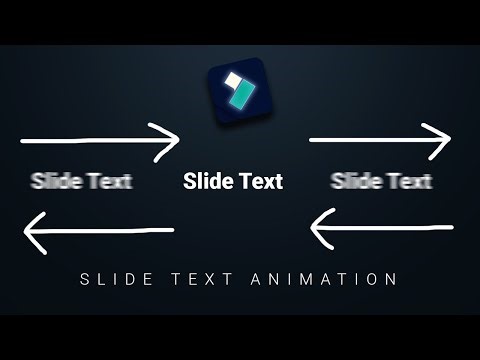 Slide Text Animation On Filmora V11 | Filmora 11 Text Effect Tutorial