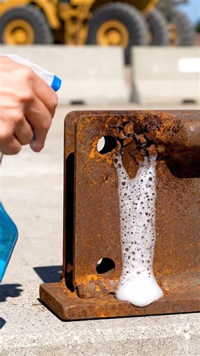 Extreme Rust Removal on a Construction Beam Bracket 🔧🔥