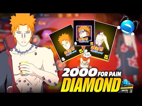 2000 Diamond For Pain Bundle 💸 Worth Tha Ya Loot? 😳 Free Fire x Naruto