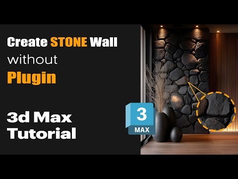 How to Model a Realistic Stone Wall in 3ds Max | Full Tutorial (No Plugins, No Scripts)