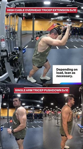 Built for full tricep development 💪 #Triceps #ArmDay #tricepsworkout #armsworkout #cableworkout