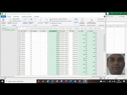 Analyse compte client avec Excel( Power Query)